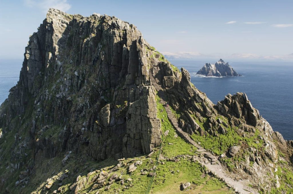 View of Little Skellig from Skellig Michael
