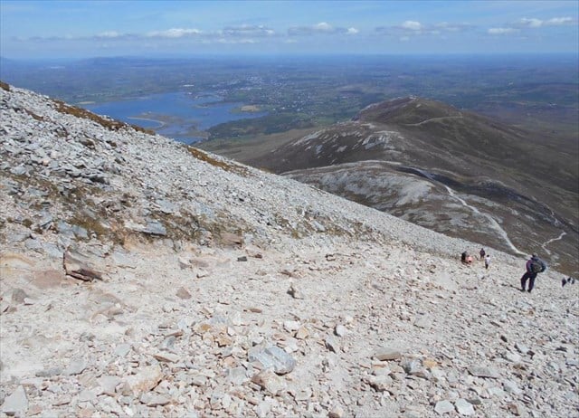 final climb croagh patrick