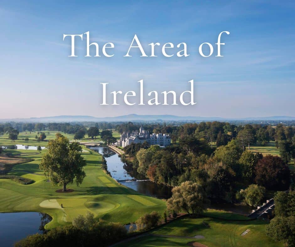 the area of Ireland, how big is Ireland?