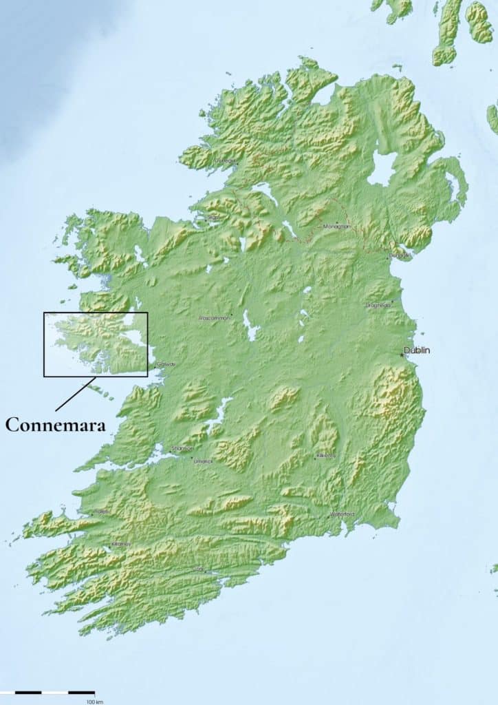 map of connemara