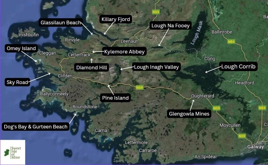 Connemara Map
